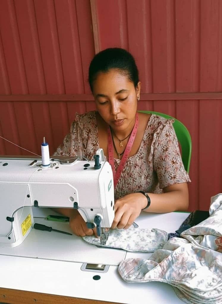 EcoLuna Reusable Menstrual Pad Kit - Manufacturing in Ethiopia